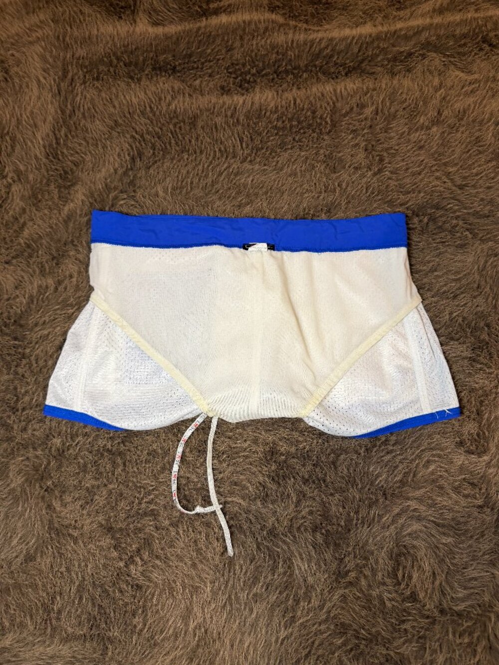 LASC Los Angeles White Blue Mesh Dolphin Shorts Men’s Large - Picture 7 of 8